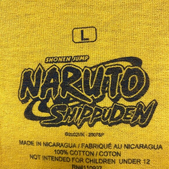 Naruto Uzumaki Shonen Jump Naruto Shippuden Long Sleeve L - Picture 4 of 5